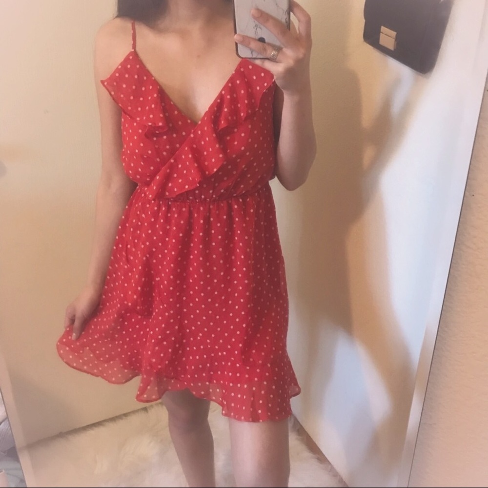 Forever 21 Red Polka Dot Dress